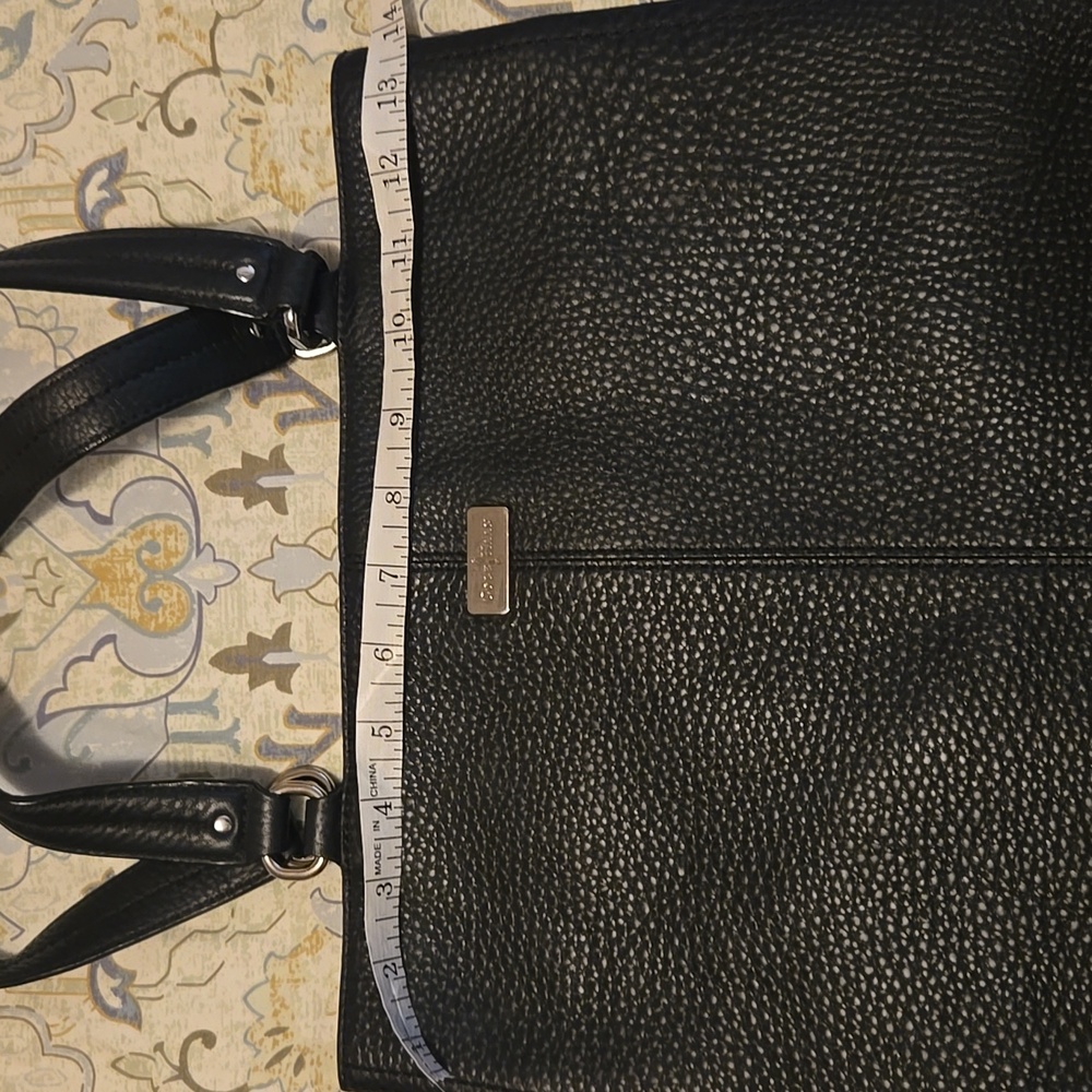 Cole Haan Black Leather Tote - Picture 15 of 16